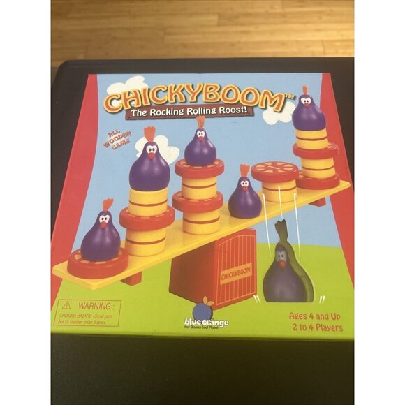 Chickyboom Board Game 2008 Children Educational Stacking Balance Age 4+ Complete - Picture 6 of 9